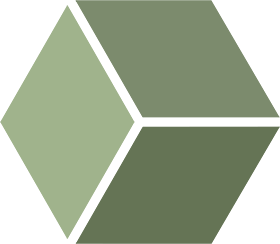 icon cube green